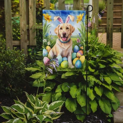 Caroline's Treasures Easter Egg Hunt Double Sided 15.5'' H X 11.25'' W