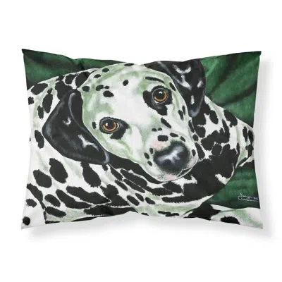 Caroline's Treasures Emerald Beauty Dalmatian Pillowcase In Black