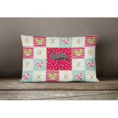 Caroline's Treasures Emu Love Outdoor Rectangular Cushion With Filling