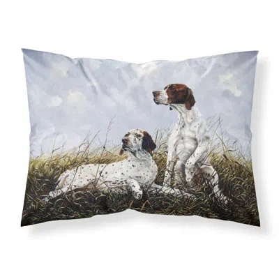 Caroline's Treasures English Pointer Pillowcase In Gray