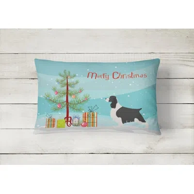 Caroline's Treasures English Springer Spaniel Christmas Indoor/outdoor Throw Pillow