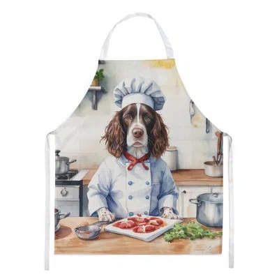 Caroline's Treasures English Springer Spaniel The Chef Apron In Multicolor