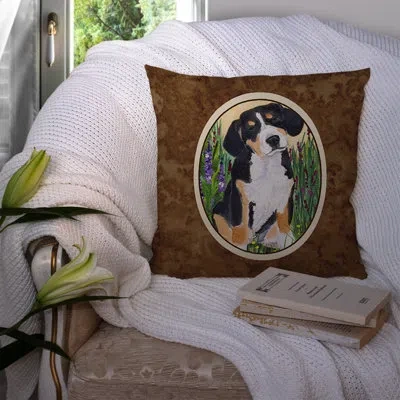 Caroline's Treasures Entlebucher Mountain Dog Indoor/outdoor Throw Pillow