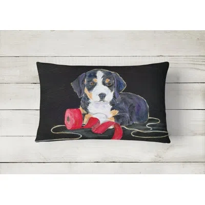 Caroline's Treasures Entlebucher Mountain Dog Indoor/outdoor Throw Pillow
