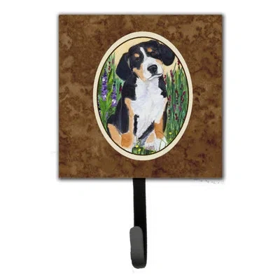 Caroline's Treasures Entlebucher Mountain Dog Leash Holder And Wall Hook In Brown