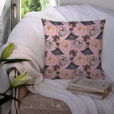 Caroline's Treasures Fashion Diva Outdoor Throw Pillow