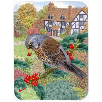 Caroline's Treasures Fieldfare Glass Cutting Board