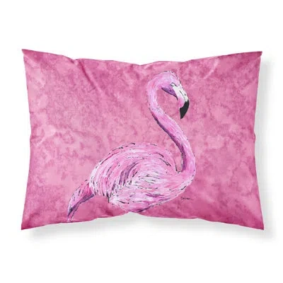 Caroline's Treasures Flamingo Pillowcase In Pink