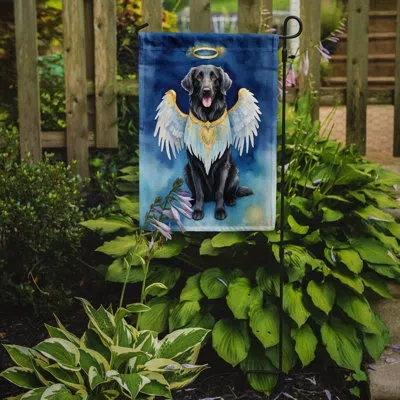 Caroline's Treasures Flat-coated Retriever My Angel Garden Flag