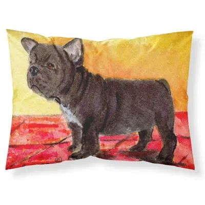 Caroline's Treasures French Bulldog Moisture Wicking Pillowcase In Brown
