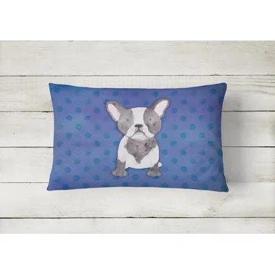 Caroline's Treasures French Bulldog Watercolor Lumbar Pillow