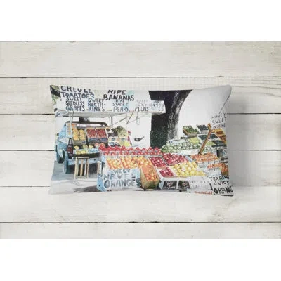 Caroline's Treasures Fruit Stand Indoor/outdoor Throw Pillow