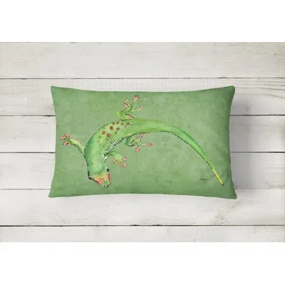 Caroline's Treasures Gecko Indoor/outdoor Throw Pillow