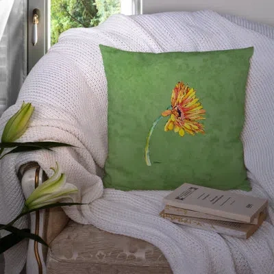 Caroline's Treasures Gerber Daisy Indoor/outdoor Throw Pillow