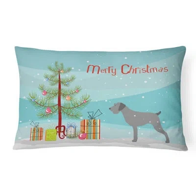 Caroline's Treasures German Wirehaired Pointer Indoor/outdoor Lumbar Pillow
