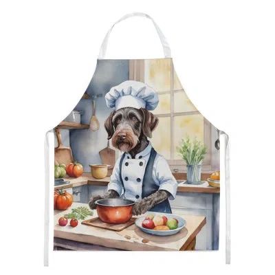 Caroline's Treasures German Wirehaired Pointer The Chef Apron In Multicolor