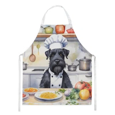 Caroline's Treasures Giant Schnauzer The Chef Apron In Gray