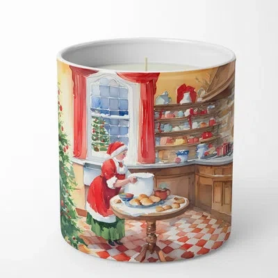 Caroline's Treasures Gingerbread Cookies Scented Flame Tumbler Candle In Multi Color;multi Color