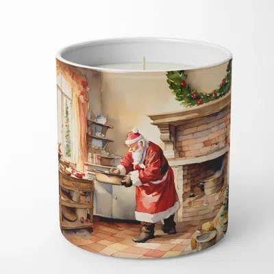 Caroline's Treasures Gingerbread Cookies Scented Tumbler Candle With Ceramic Holder In Multi Color;multi Color