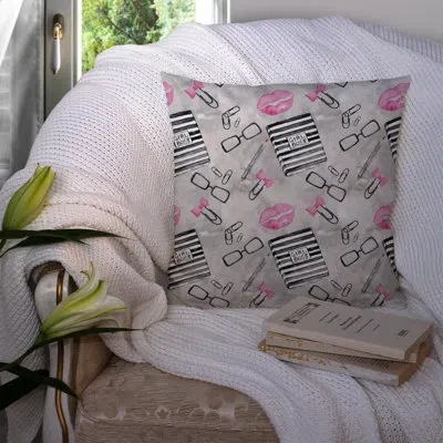 Caroline's Treasures Girl Boss Journaling Outdoor Throw Pillow