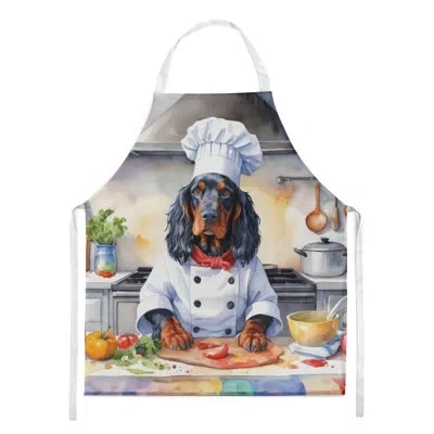 Caroline's Treasures Gordon Setter The Chef Apron In Multicolor
