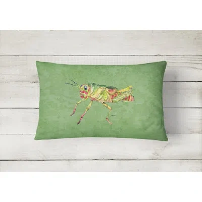 Caroline's Treasures Grasshopper Contemporary Indoor/outdoor Throw Pillow