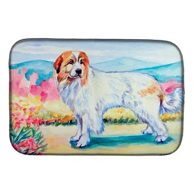 Caroline's Treasures Great Pyrenees Drying Mat In Yellow;yellow