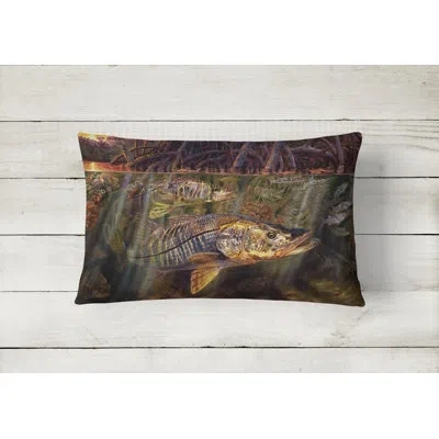 Caroline's Treasures Grove Garden Snook Indoor / Outdoor Lumbar Pillow