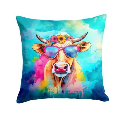 Caroline's Treasures Hippie Animals Other/no Pattern Throw Pillow