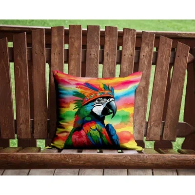 Caroline's Treasures Hippie Animals Other/no Pattern Throw Pillow