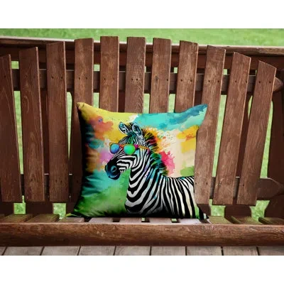 Caroline's Treasures Hippie Animals Other/no Pattern Throw Pillow