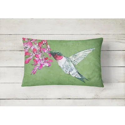 Caroline's Treasures Hummingbird Indoor/outdoor Throw Pillow