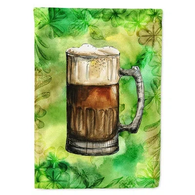 Caroline's Treasures Irish Beer Mug 2-sided Polyester 40 X 28 In. House Flag