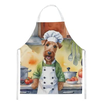 Caroline's Treasures Irish Terrier The Chef Apron In Multicolor
