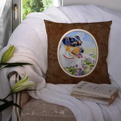 Caroline's Treasures Jack Russell Terrier 14" Throw Pillow