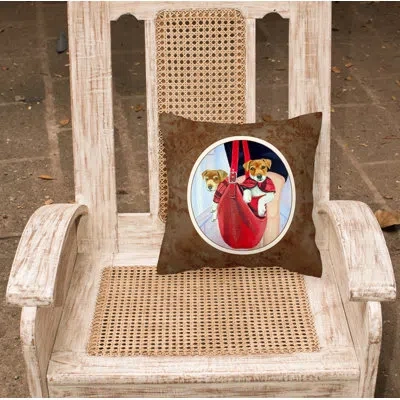 Caroline's Treasures Jack Russell Terrier 14" Throw Pillow