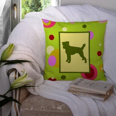 Caroline's Treasures Jack Russell Terrier Indoor/outdoor Throw Pillow