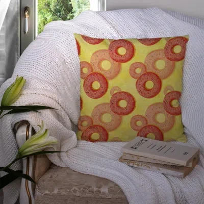 Caroline's Treasures Just Donuts Outdoor Throw Pillow