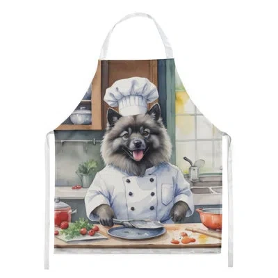Caroline's Treasures Keeshond The Chef Apron In Multicolor