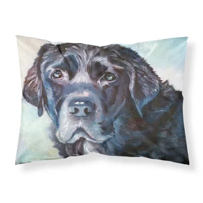Caroline's Treasures Labrador Face Pillowcase In Black