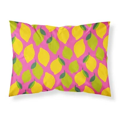 Caroline's Treasures Lemons Limes On Pillowcase In Yellow