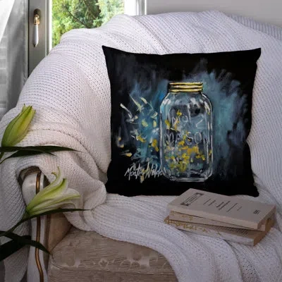 Caroline's Treasures Lightning Bugs Indoor/outdoor Throw Pillow