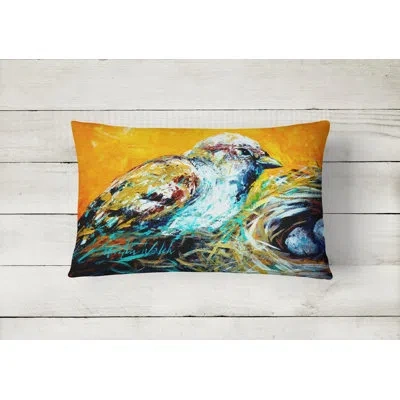 Caroline's Treasures Look At The Birdie Indoor/outdoor Throw Pillow