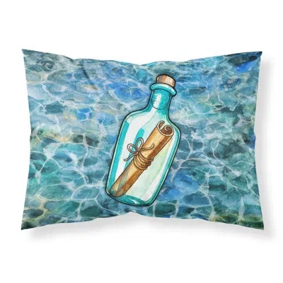 Caroline's Treasures Message In A Bottle Pillowcase In Blue