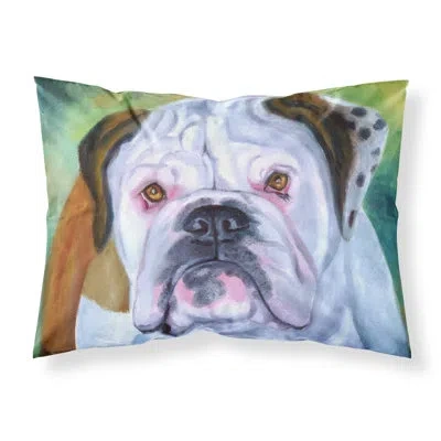 Caroline's Treasures Miss English Bulldog Pillowcase In Multicolor