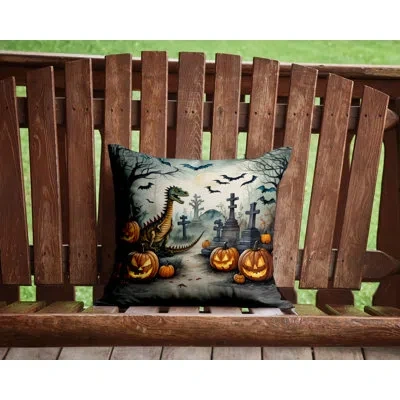 Caroline's Treasures More Spooky Halloween Other/no Pattern Polyester Indoor/outdoor Throw Pillow