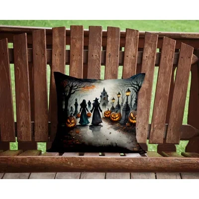 Caroline's Treasures More Spooky Halloween Other/no Pattern Throw Pillow