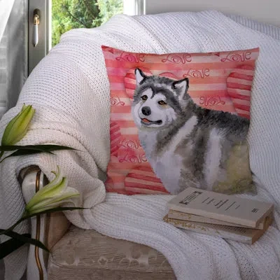 Caroline's Treasures Morkie Love Indoor/outdoor Throw Pillow