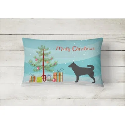 Caroline's Treasures Mudi Christmas Indoor/outdoor Throw Pillow