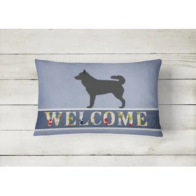 Caroline's Treasures Mudi Welcome Indoor/outdoor Throw Pillow